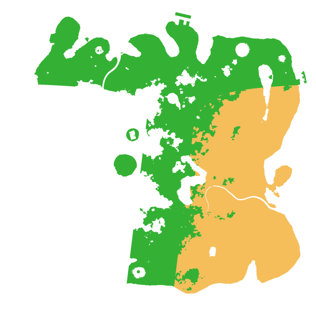 Biome Rust Map: Procedural Map, Size: 4000, Seed: 316565