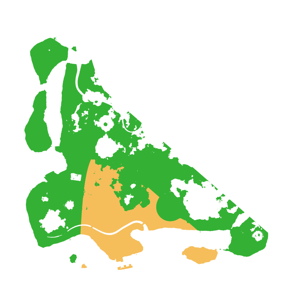 Biome Rust Map: Procedural Map, Size: 3000, Seed: 18614