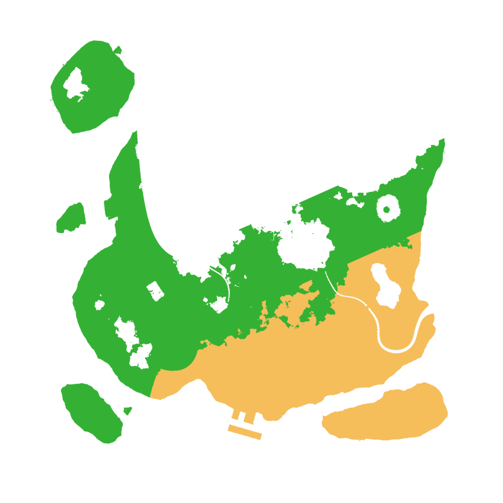 Biome Rust Map: Procedural Map, Size: 3000, Seed: 1713768078