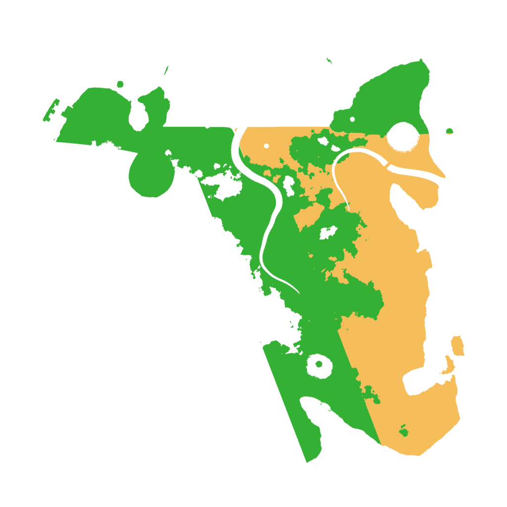 Biome Rust Map: Procedural Map, Size: 3000, Seed: 4533