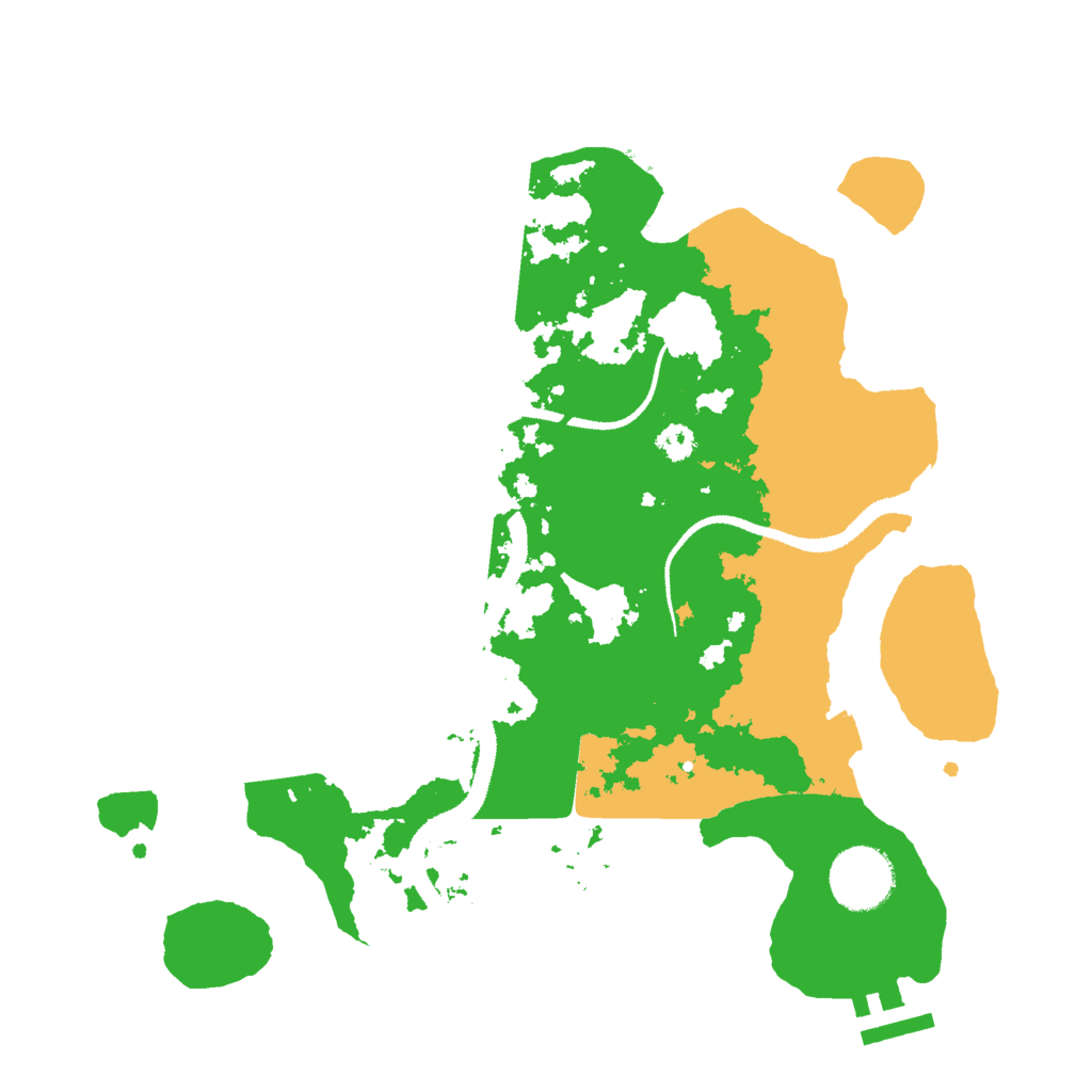 Biome Rust Map: Procedural Map, Size: 3000, Seed: 24964