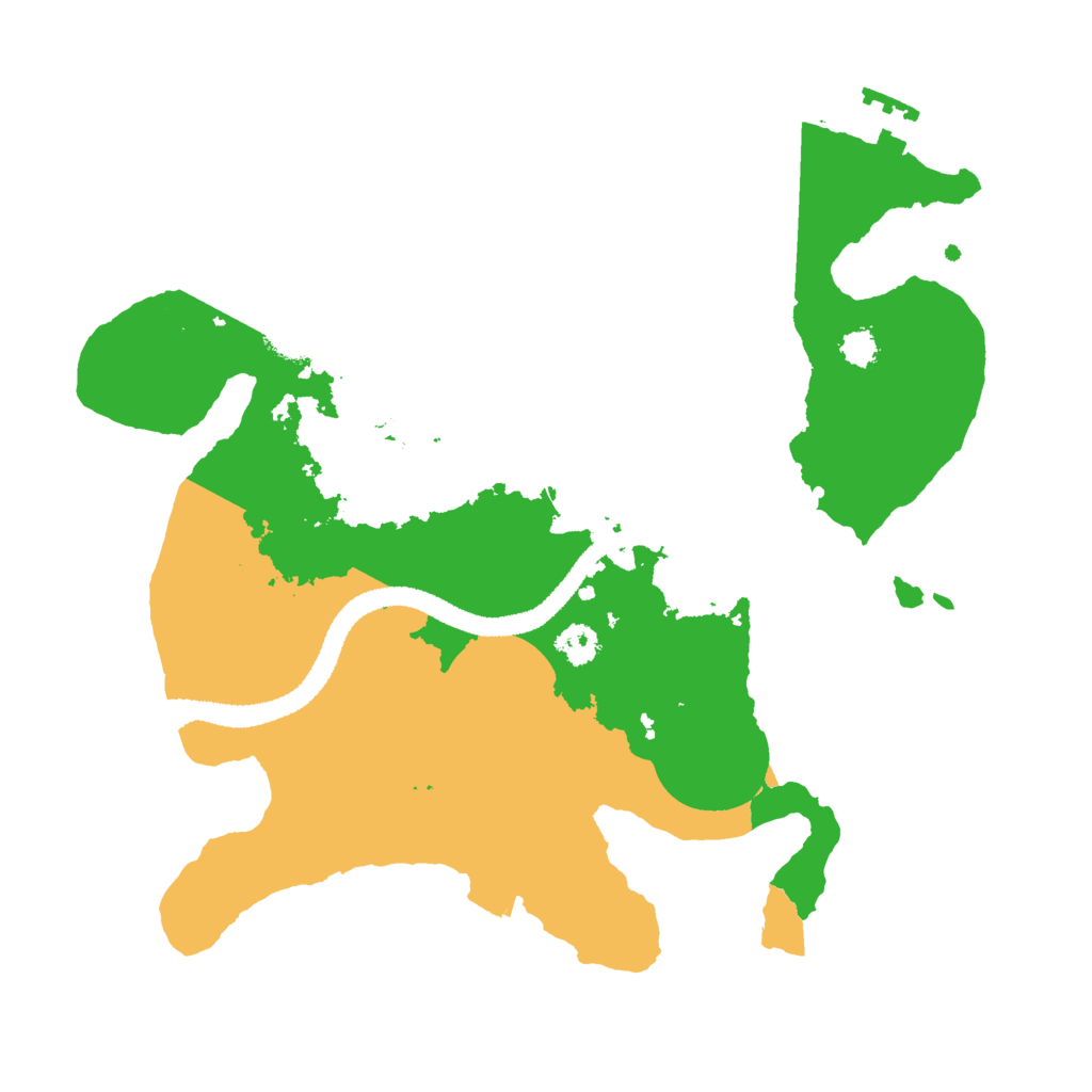 Biome Rust Map: Procedural Map, Size: 2700, Seed: 681862917