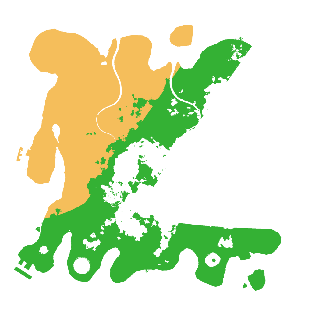 Biome Rust Map: Procedural Map, Size: 3300, Seed: 827374058
