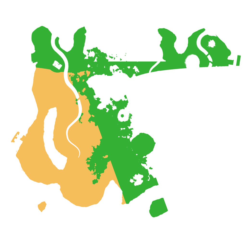 Biome Rust Map: Procedural Map, Size: 3000, Seed: 1412003155