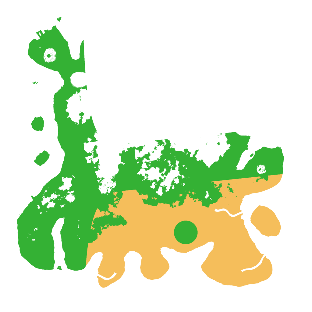 Biome Rust Map: Procedural Map, Size: 3500, Seed: 1223059377