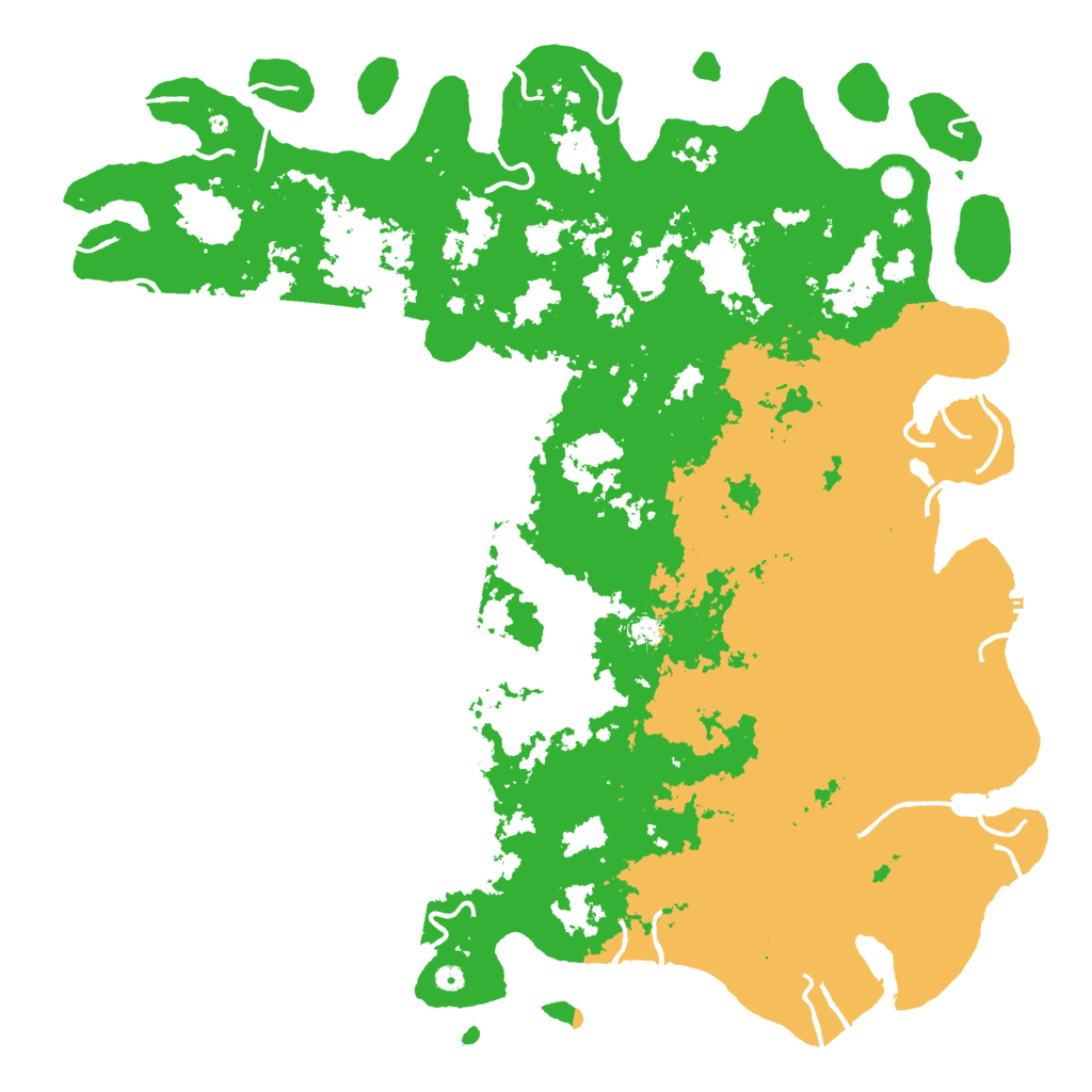 Biome Rust Map: Procedural Map, Size: 6000, Seed: 953788251