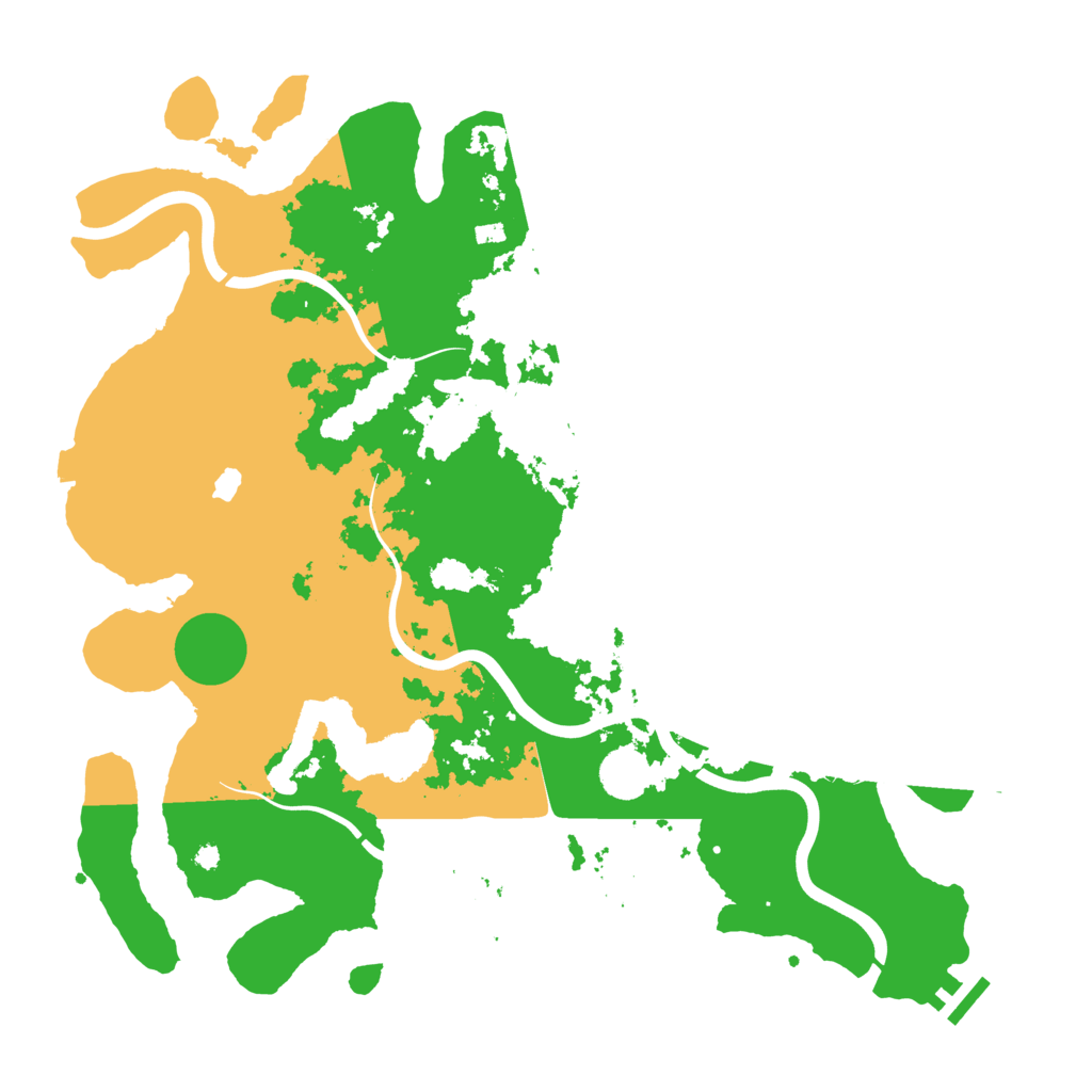 Biome Rust Map: Procedural Map, Size: 4000, Seed: 1996540270