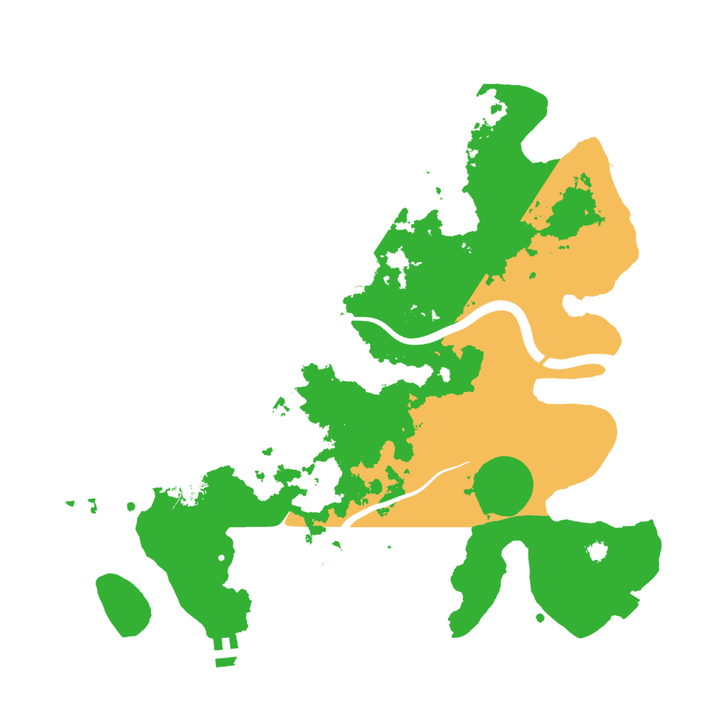 Biome Rust Map: Procedural Map, Size: 3250, Seed: 67780120