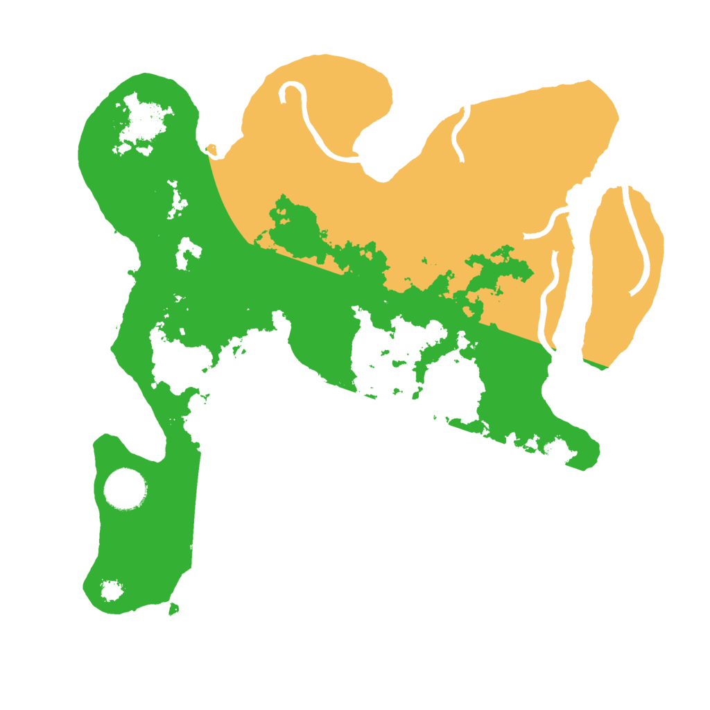 Biome Rust Map: Procedural Map, Size: 3000, Seed: 8954106