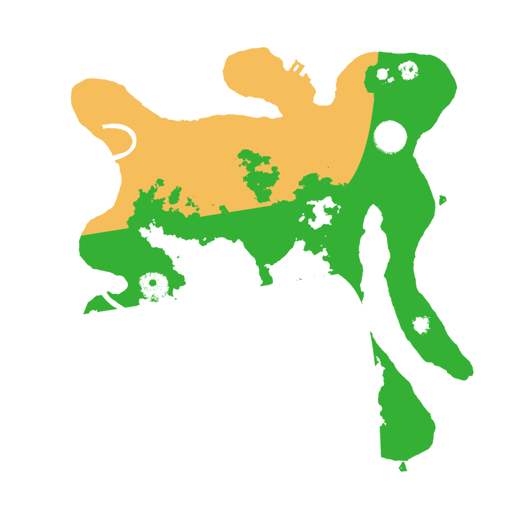 Biome Rust Map: Procedural Map, Size: 2850, Seed: 564412