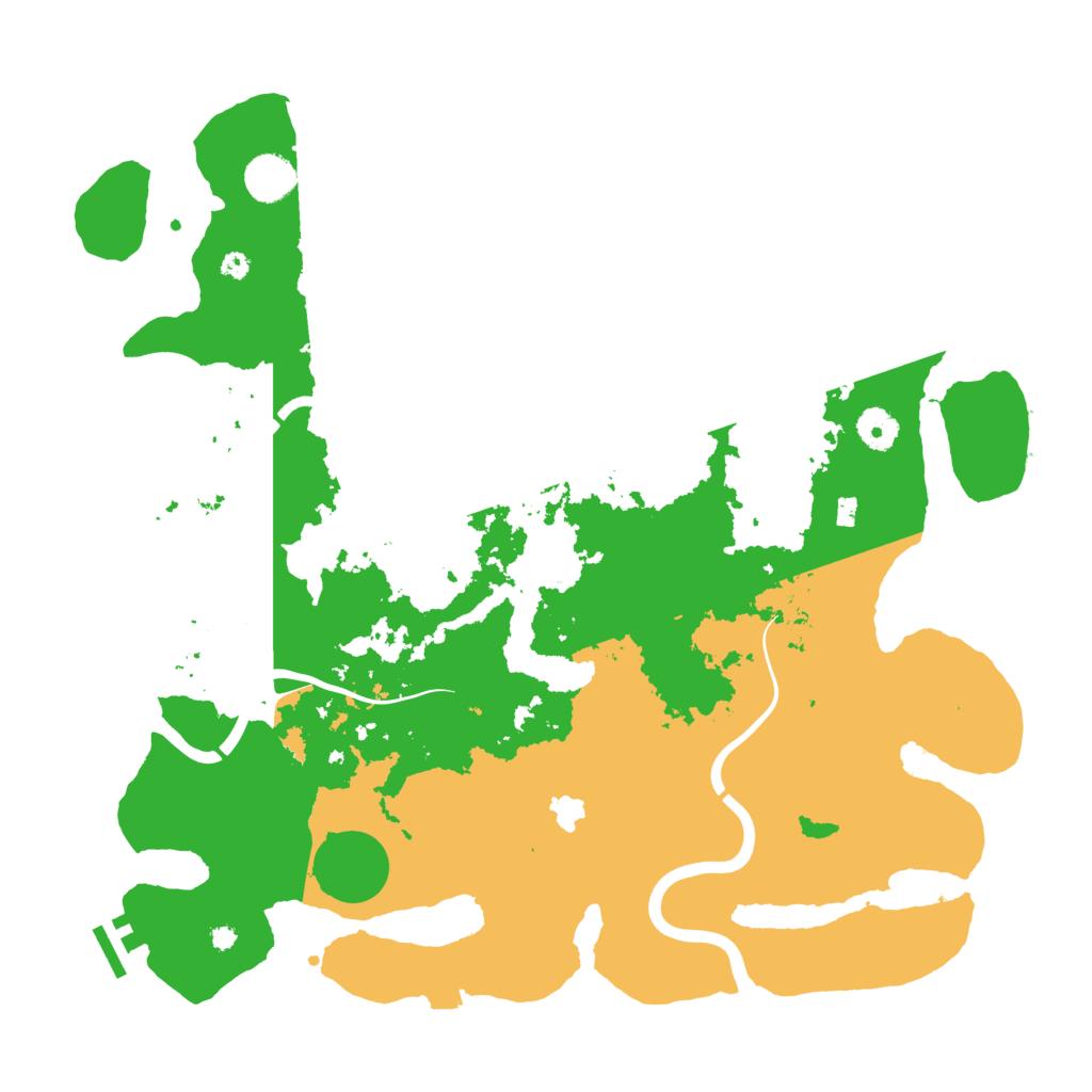 Biome Rust Map: Procedural Map, Size: 4000, Seed: 23593082