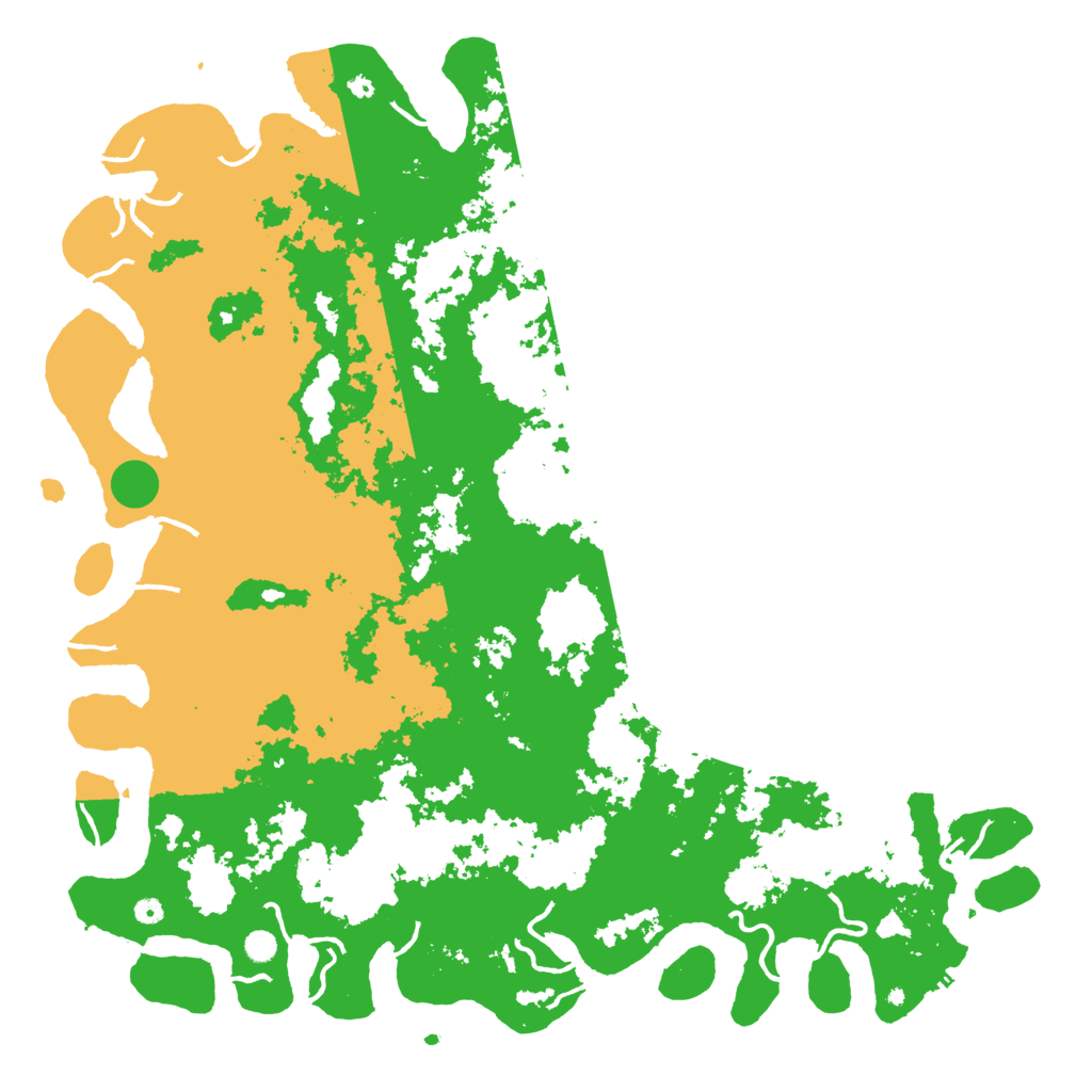 Biome Rust Map: Procedural Map, Size: 6000, Seed: 87068902
