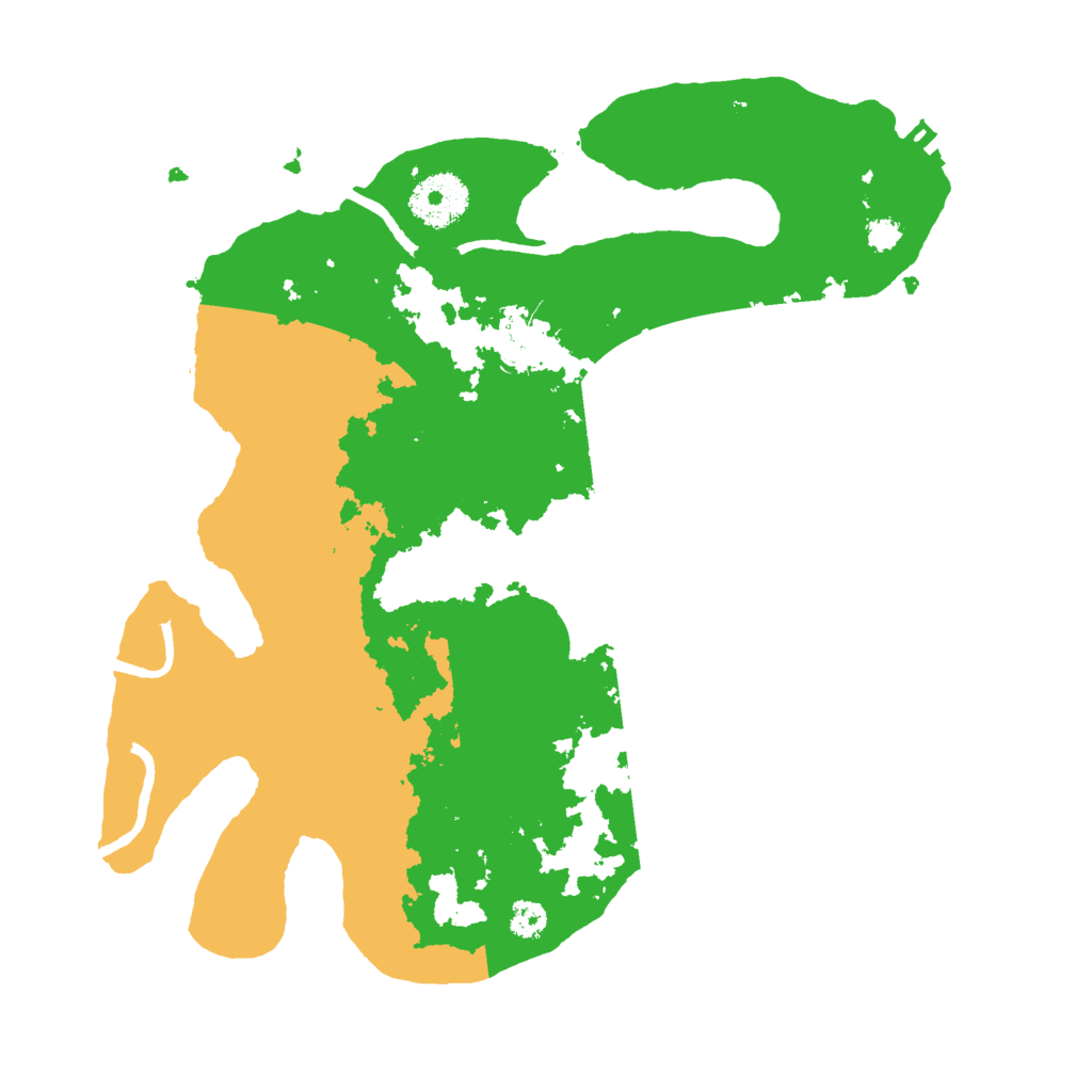 Biome Rust Map: Procedural Map, Size: 3000, Seed: 32505