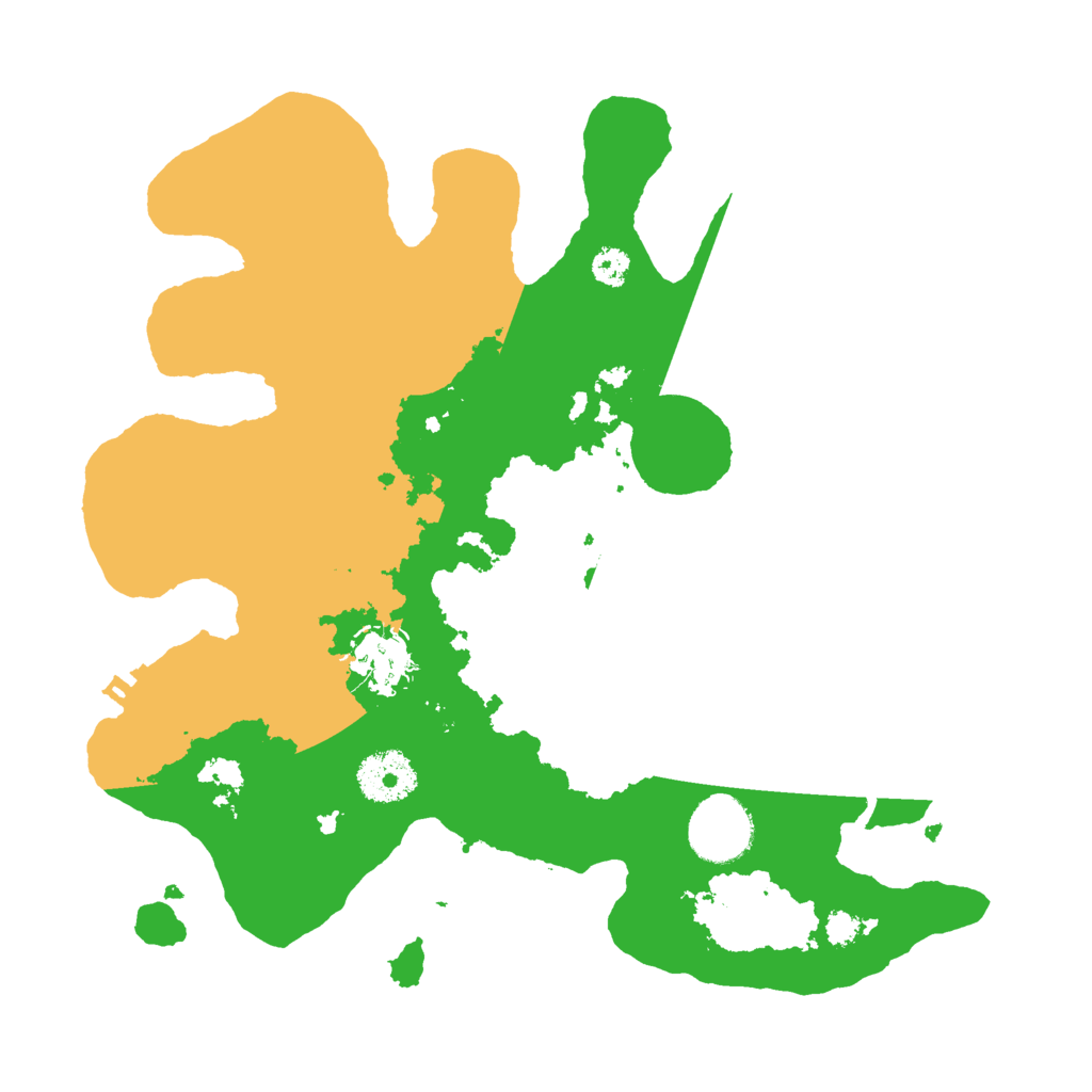 Biome Rust Map: Procedural Map, Size: 3000, Seed: 20544
