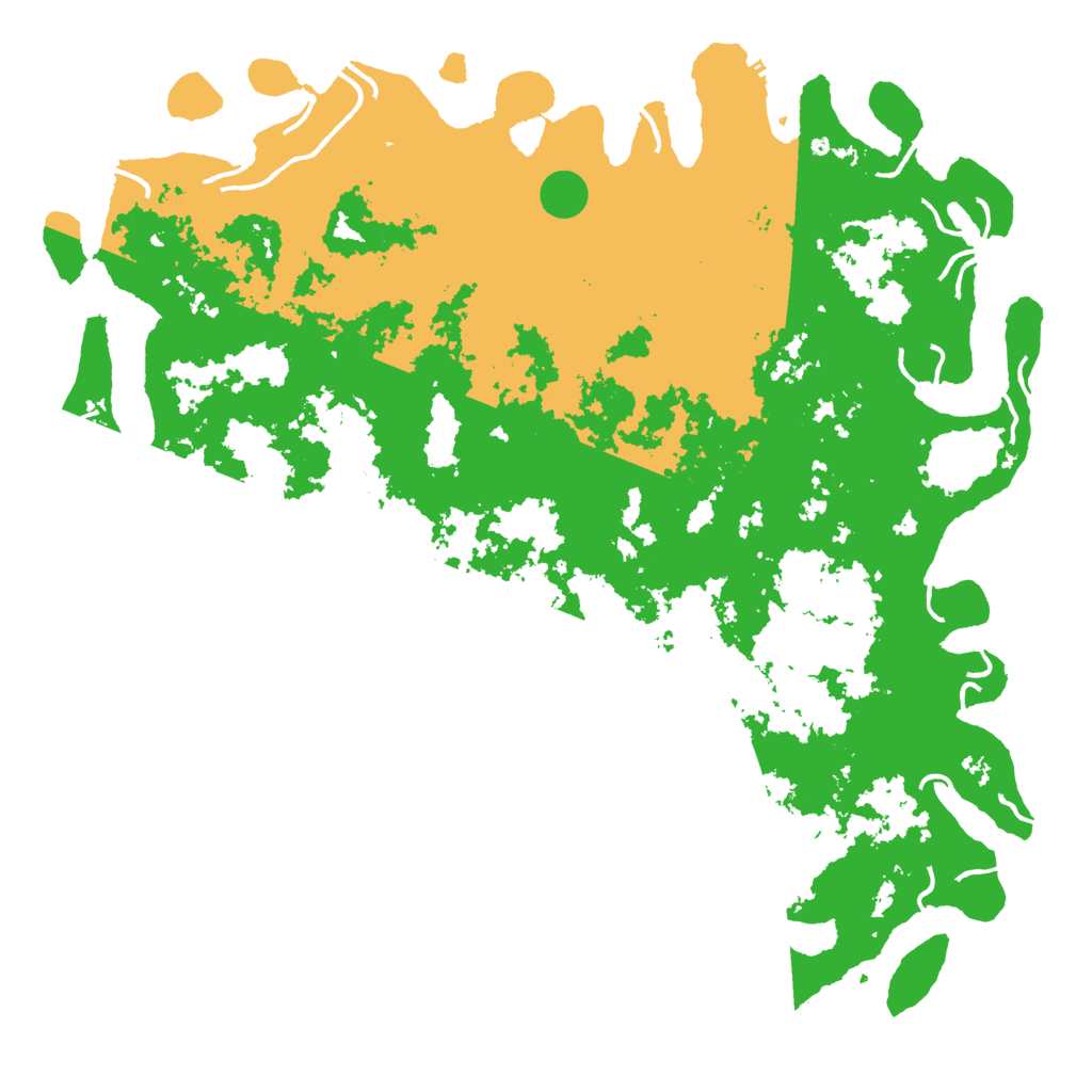 Biome Rust Map: Procedural Map, Size: 6000, Seed: 875875875