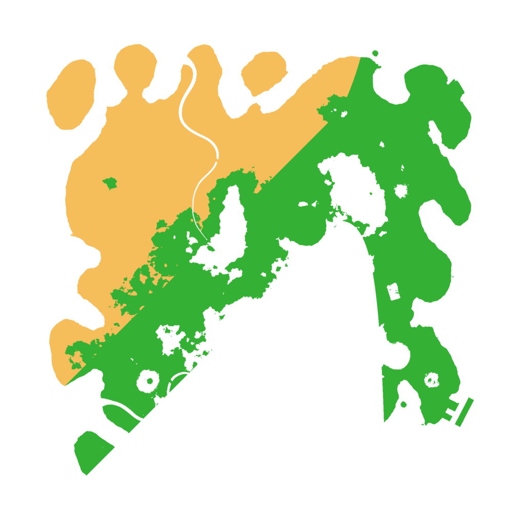 Biome Rust Map: Procedural Map, Size: 3500, Seed: 1738680992