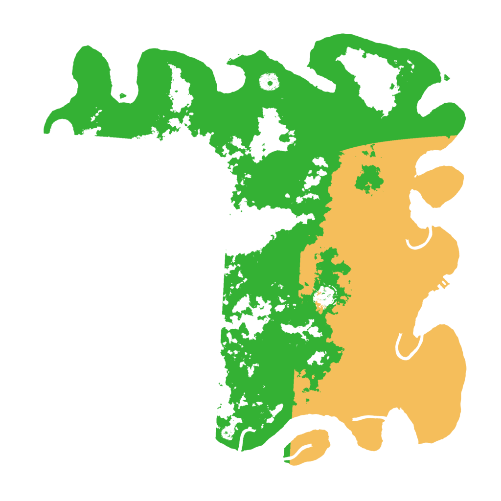 Biome Rust Map: Procedural Map, Size: 4000, Seed: 35423