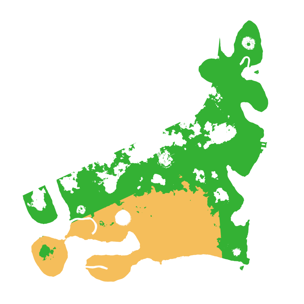 Biome Rust Map: Procedural Map, Size: 3500, Seed: 1801420108