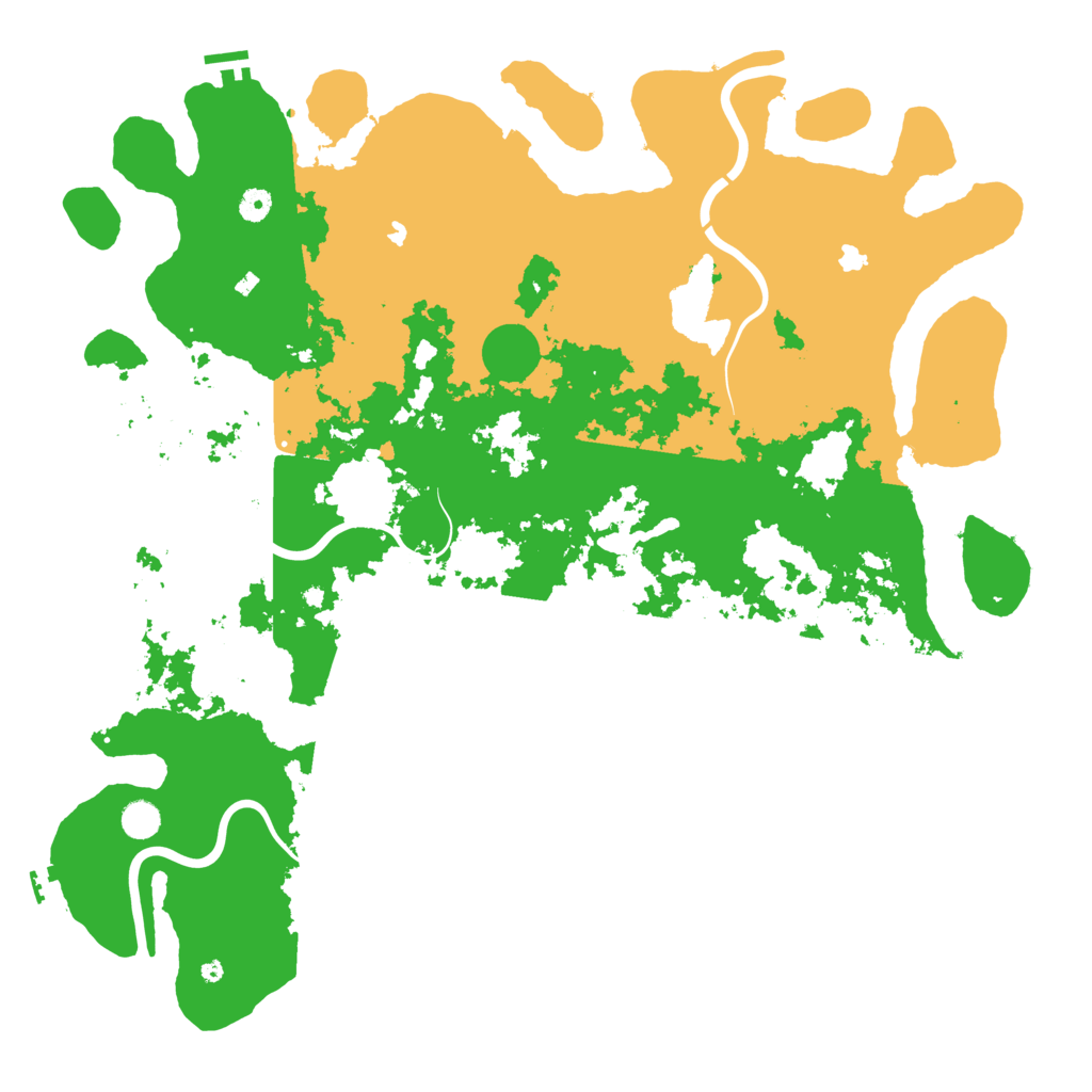 Biome Rust Map: Procedural Map, Size: 5000, Seed: 420000