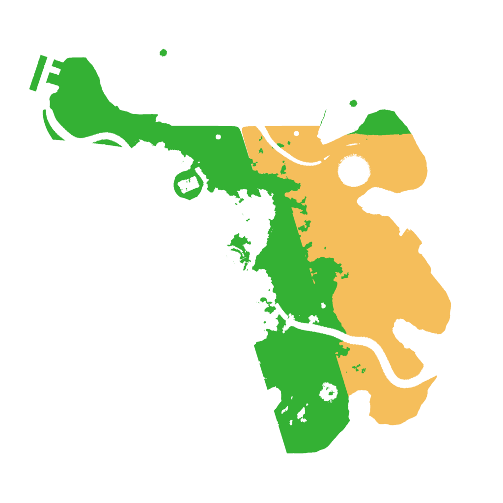 Biome Rust Map: Procedural Map, Size: 2800, Seed: 841389987