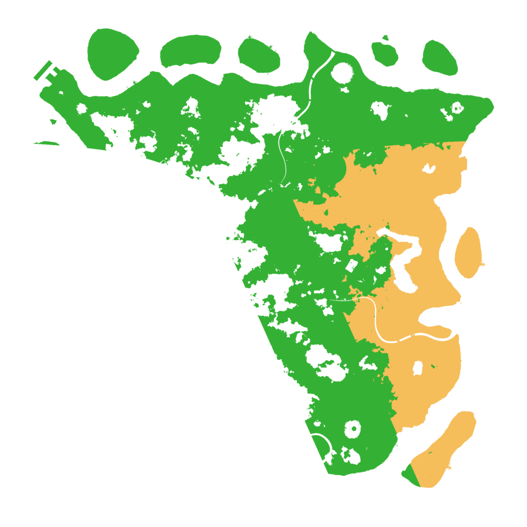 Biome Rust Map: Procedural Map, Size: 4500, Seed: 12763030
