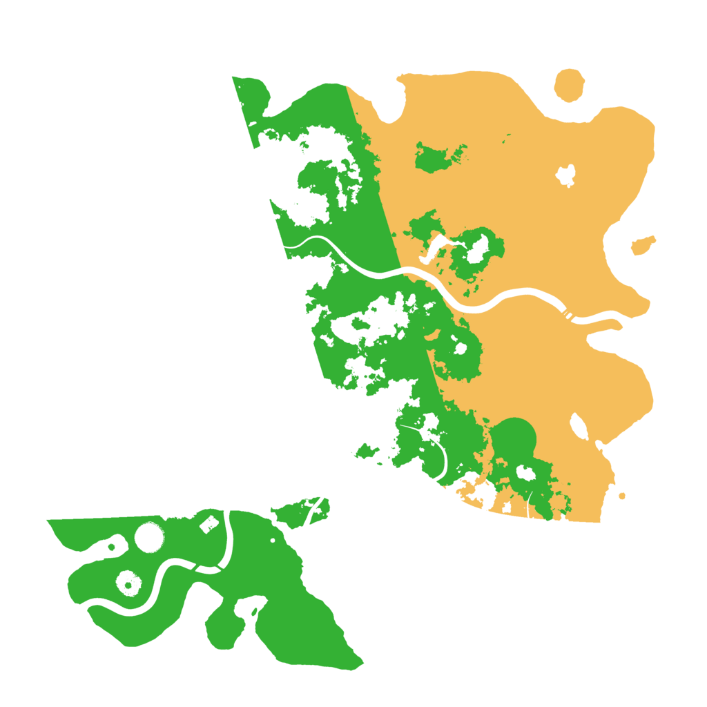Biome Rust Map: Procedural Map, Size: 4250, Seed: 385419349