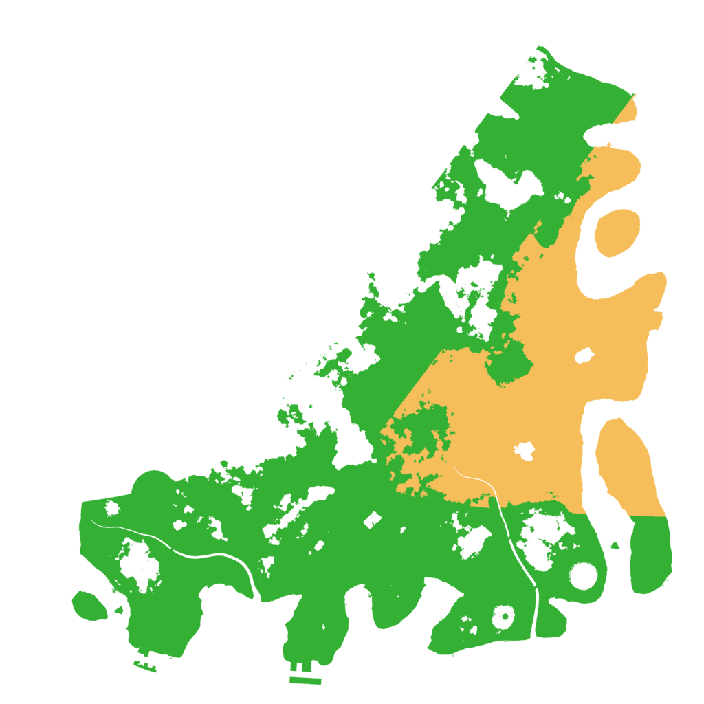 Biome Rust Map: Procedural Map, Size: 4500, Seed: 1181911489