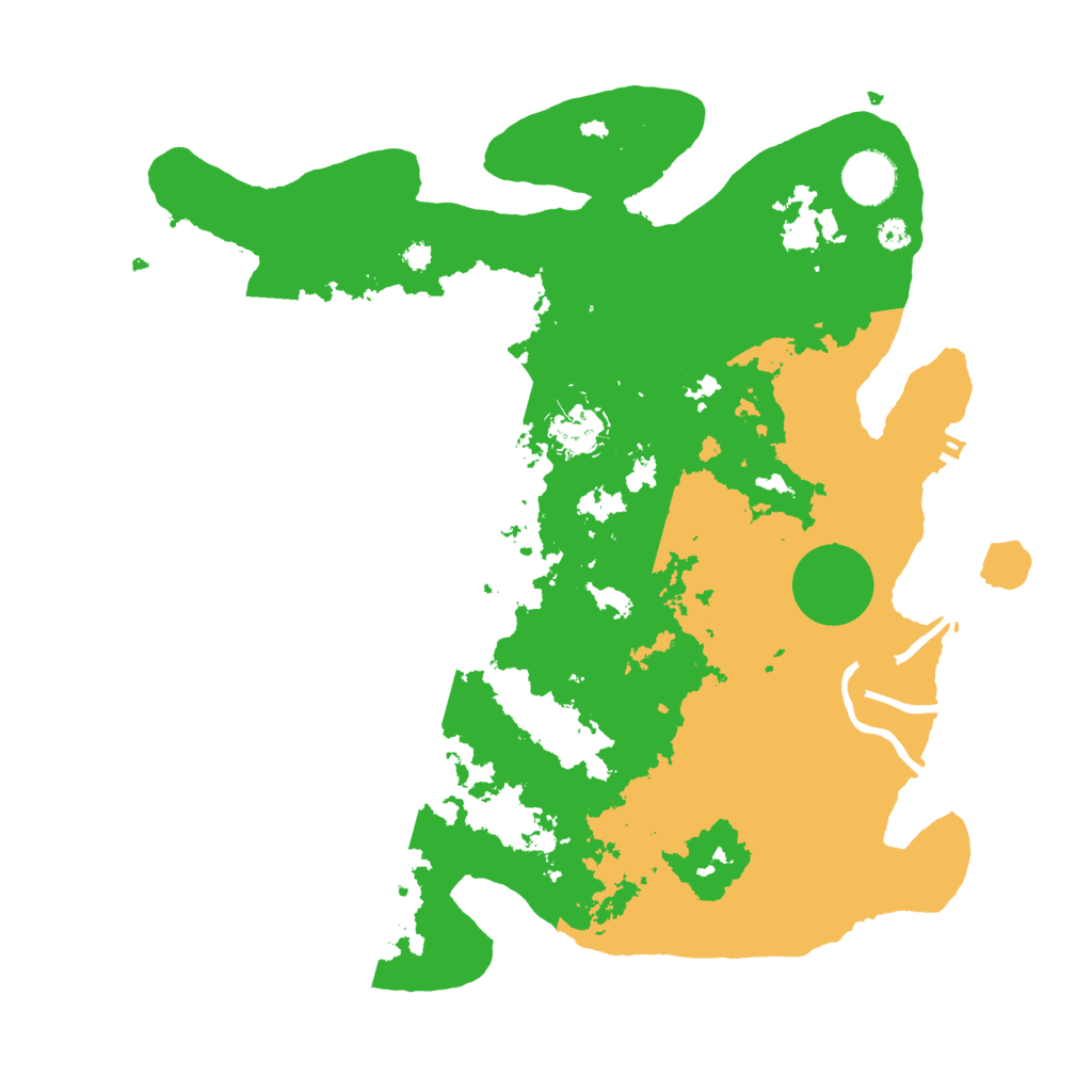 Biome Rust Map: Procedural Map, Size: 3550, Seed: 4000