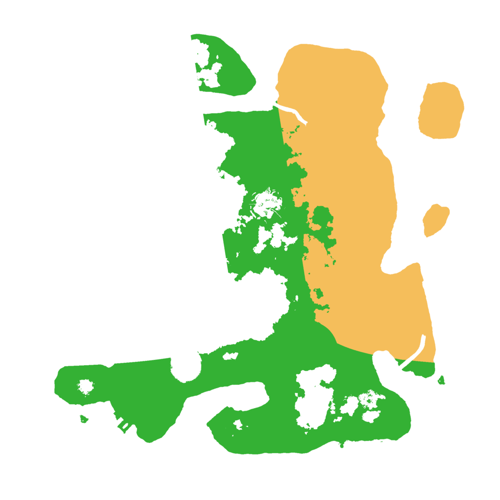 Biome Rust Map: Procedural Map, Size: 3000, Seed: 14975
