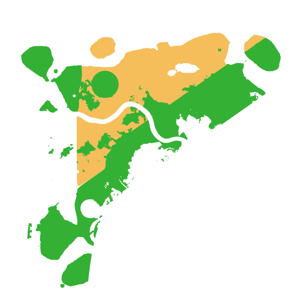 Biome Rust Map: Procedural Map, Size: 3000, Seed: 1814832655