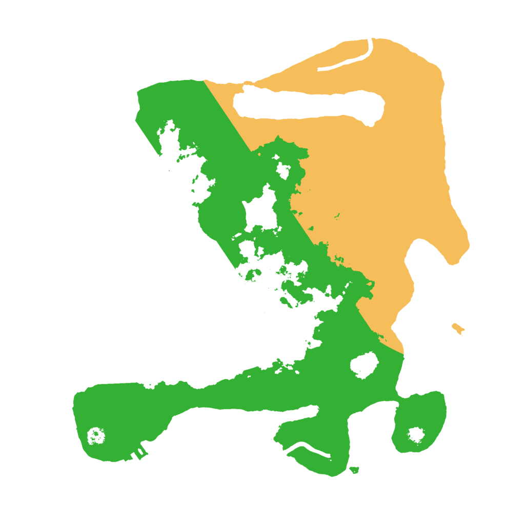 Biome Rust Map: Procedural Map, Size: 3000, Seed: 15671465