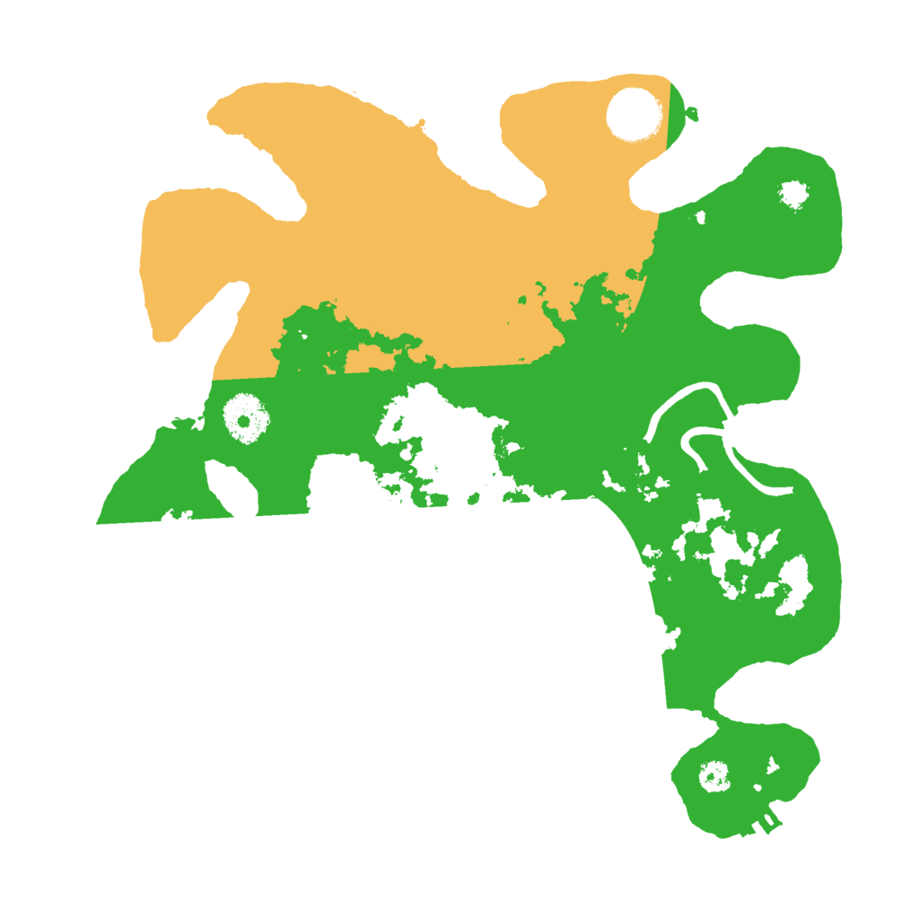 Biome Rust Map: Procedural Map, Size: 3000, Seed: 493261862