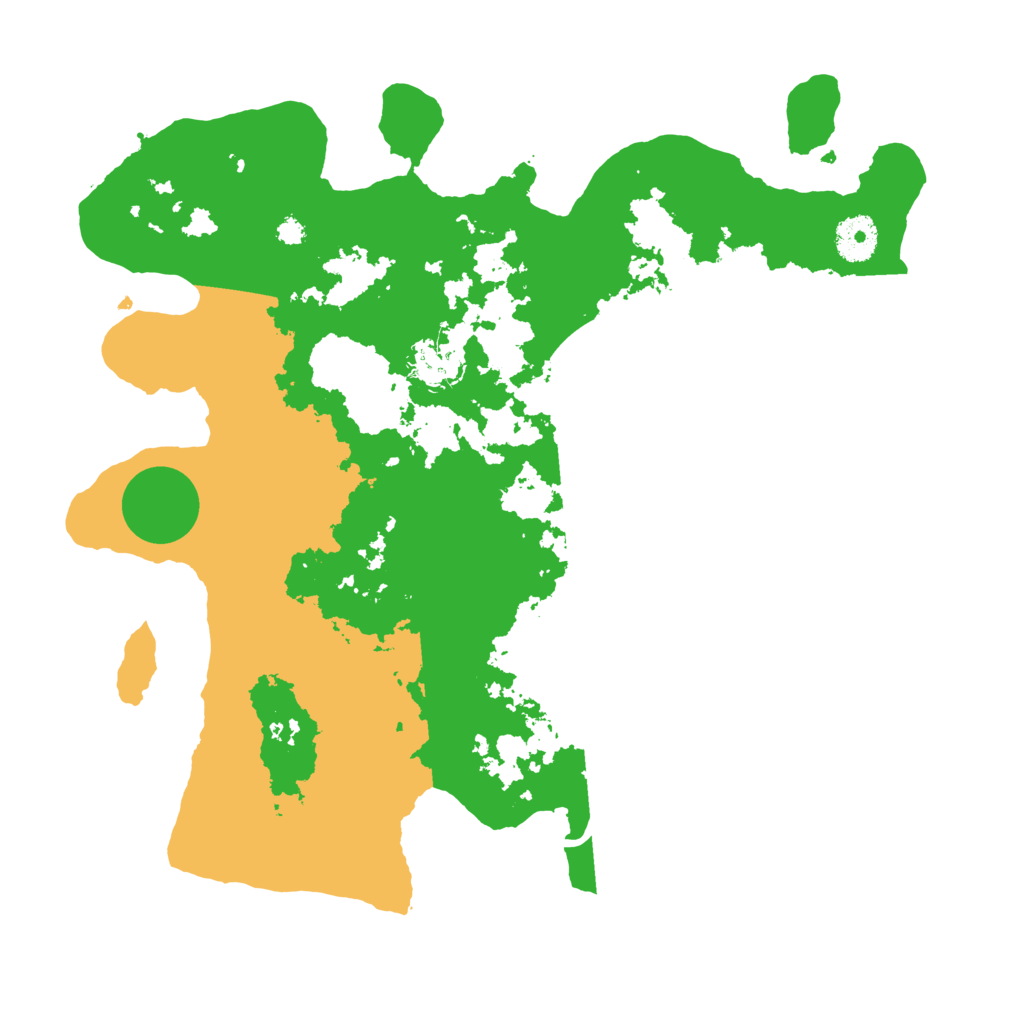 Biome Rust Map: Procedural Map, Size: 3500, Seed: 722167152