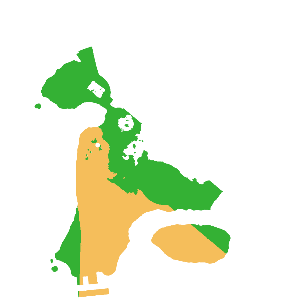 Biome Rust Map: Procedural Map, Size: 2000, Seed: 2435312