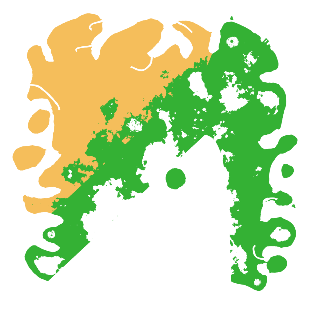 Biome Rust Map: Procedural Map, Size: 4250, Seed: 1099299491