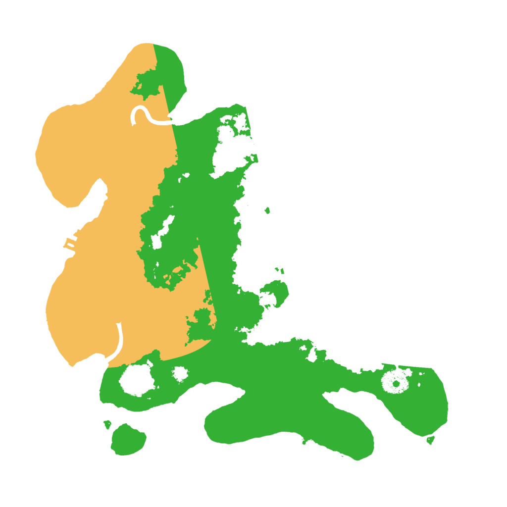 Biome Rust Map: Procedural Map, Size: 3000, Seed: 29243