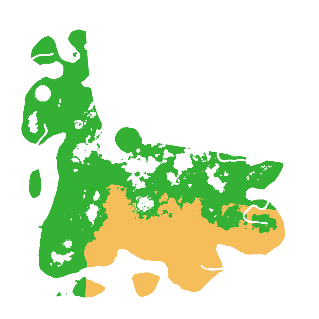 Biome Rust Map: Procedural Map, Size: 3500, Seed: 1909163545