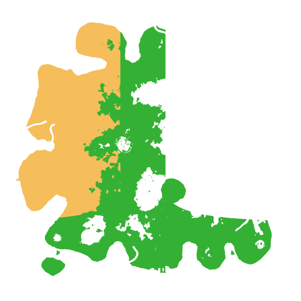 Biome Rust Map: Procedural Map, Size: 3500, Seed: 1833401584