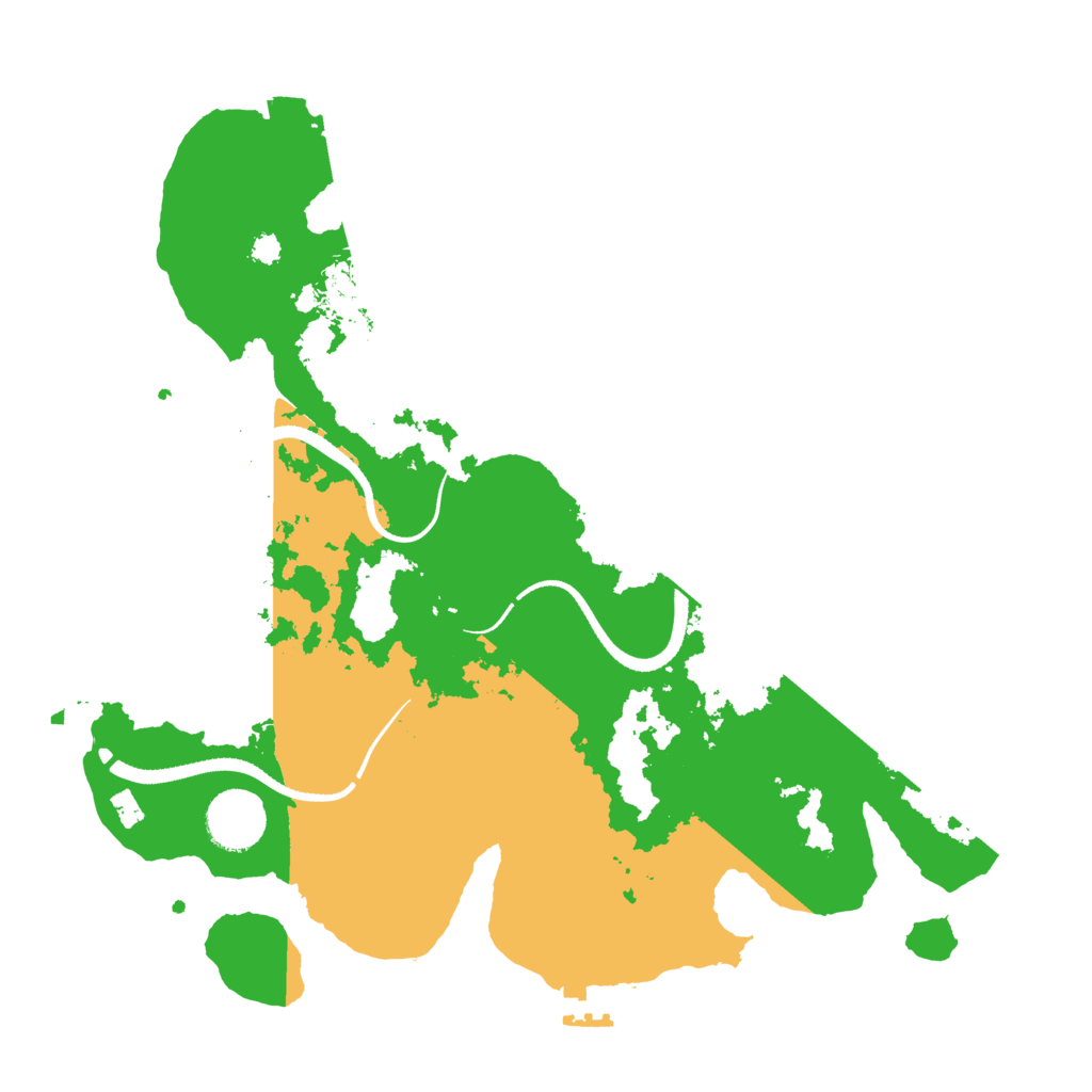 Biome Rust Map: Procedural Map, Size: 3300, Seed: 700583603