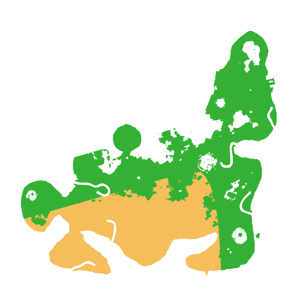 Biome Rust Map: Procedural Map, Size: 3000, Seed: 9972