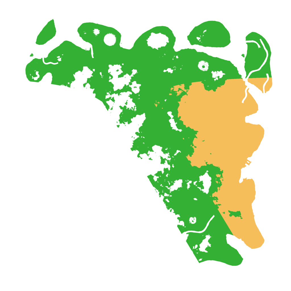 Biome Rust Map: Procedural Map, Size: 4200, Seed: 3251654