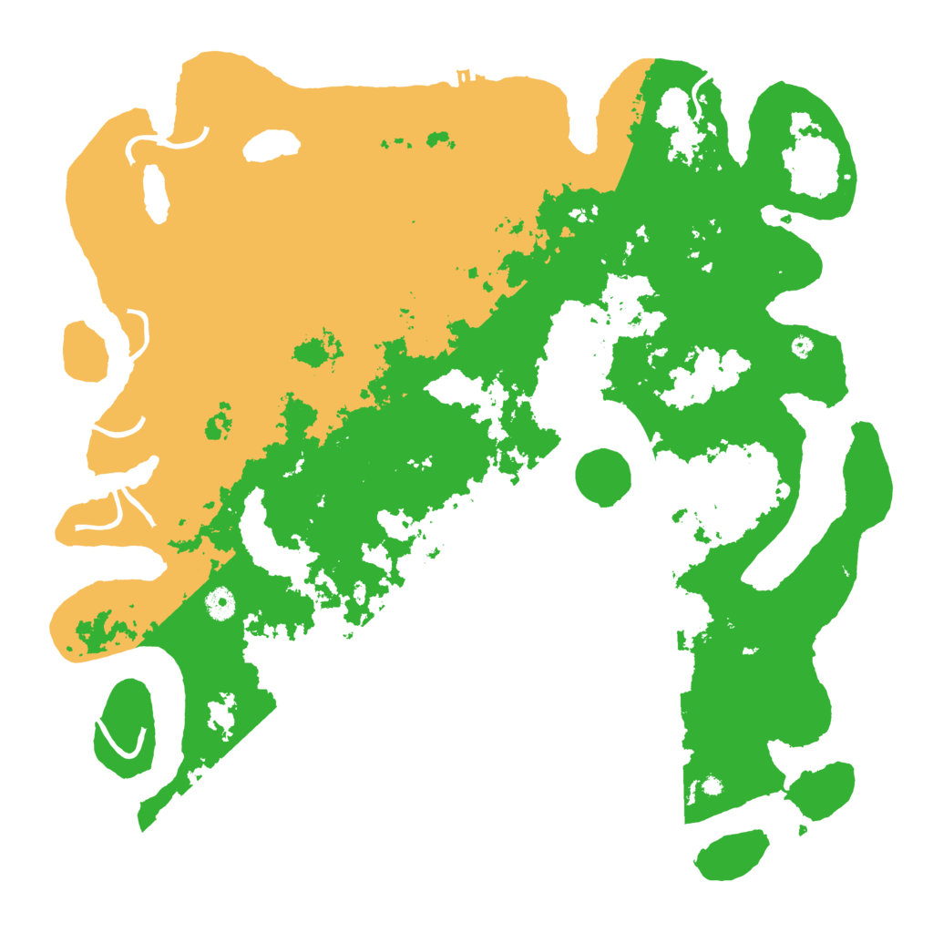 Biome Rust Map: Procedural Map, Size: 4500, Seed: 415321799
