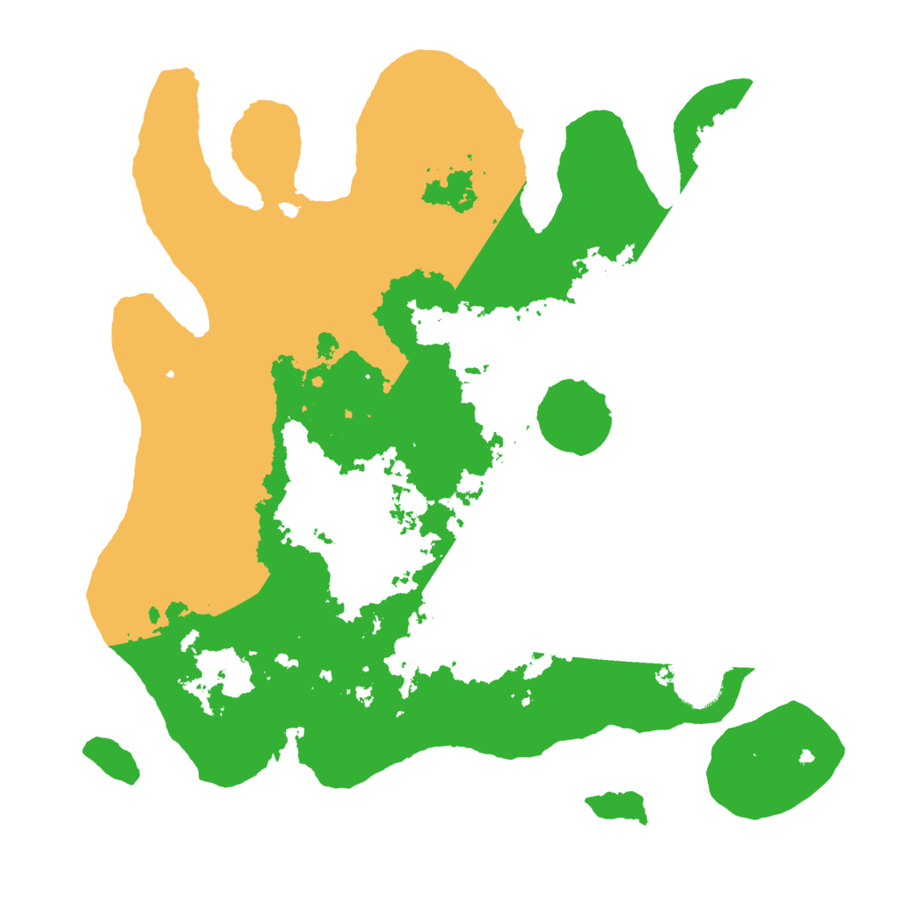 Biome Rust Map: Barren, Size: 3500, Seed: 427201611