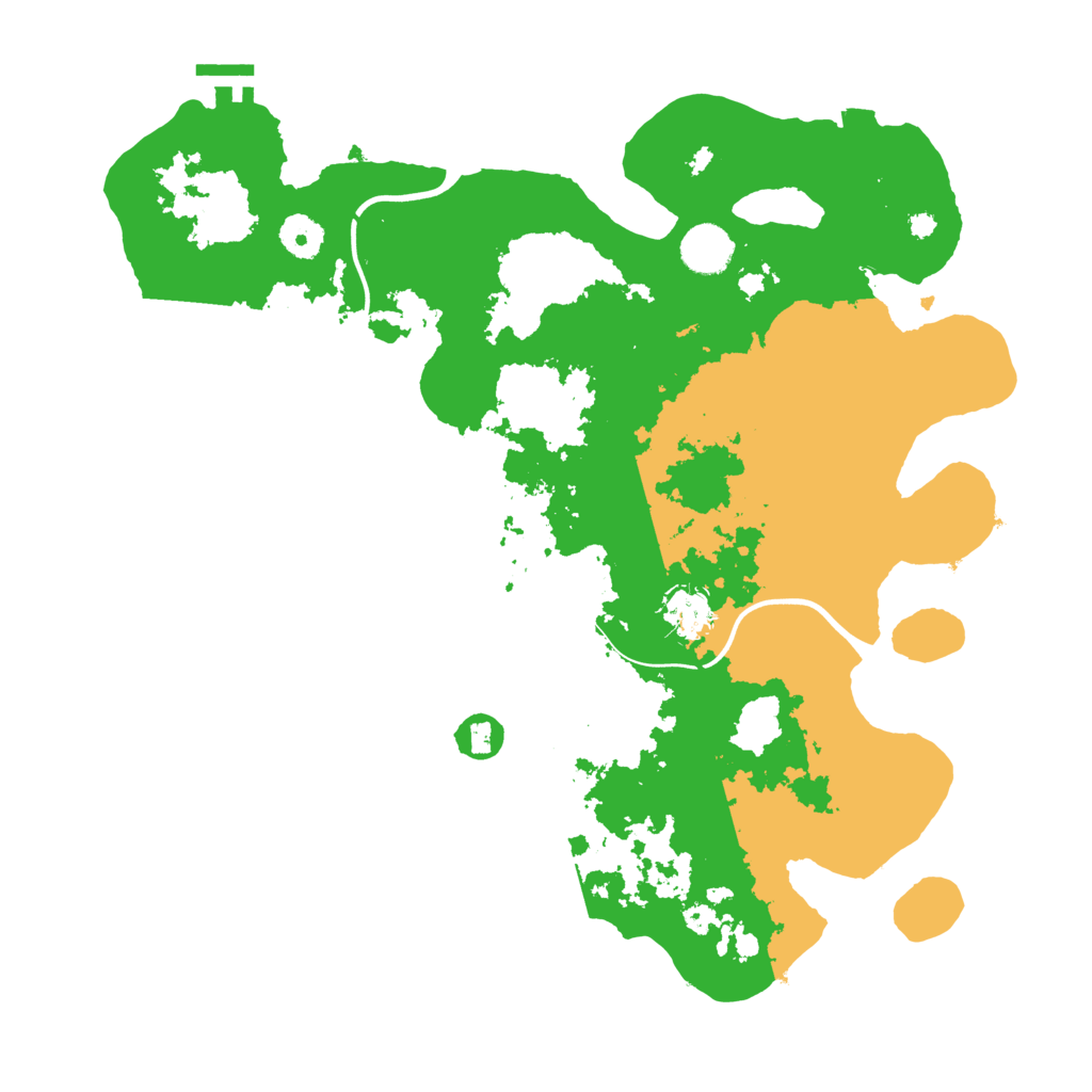 Biome Rust Map: Procedural Map, Size: 3800, Seed: 480905336