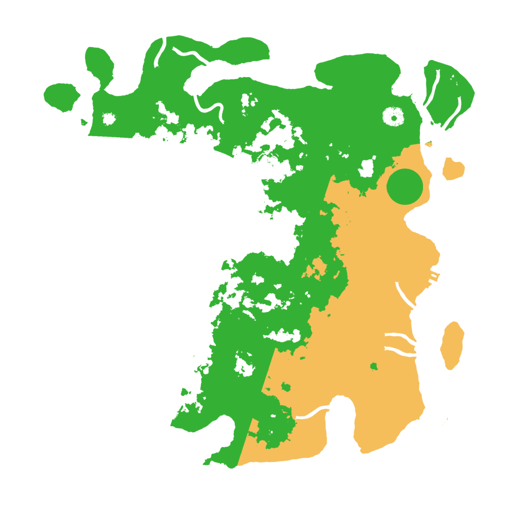 Biome Rust Map: Procedural Map, Size: 3700, Seed: 794296080