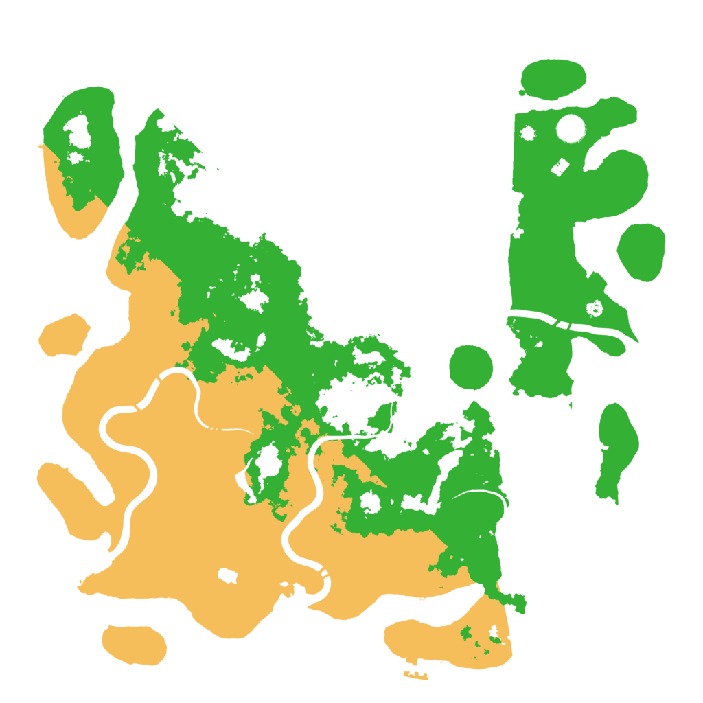 Biome Rust Map: Procedural Map, Size: 4300, Seed: 587238490