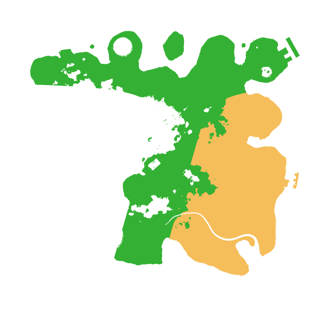 Biome Rust Map: Procedural Map, Size: 3000, Seed: 19112
