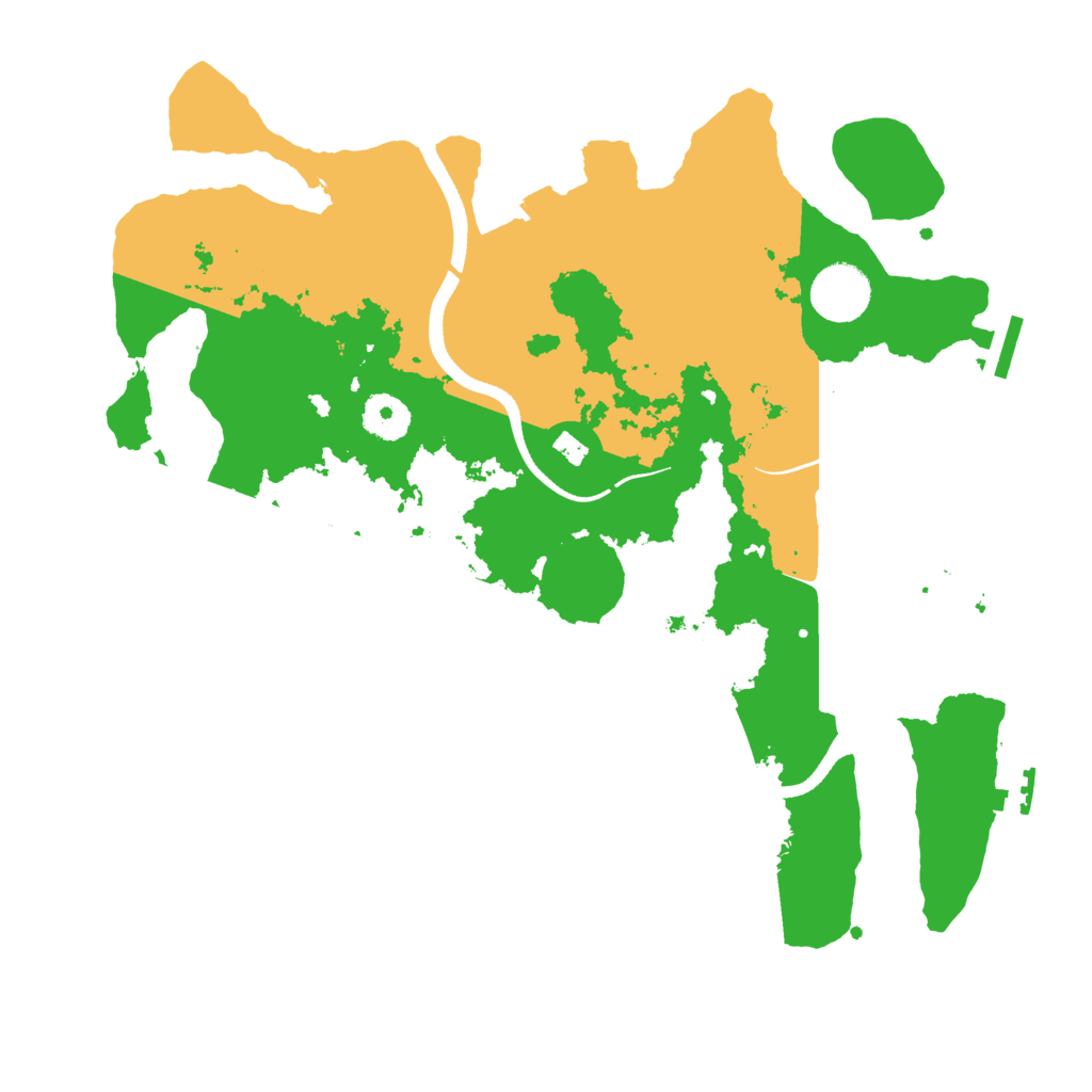 Biome Rust Map: Procedural Map, Size: 3500, Seed: 1576820643