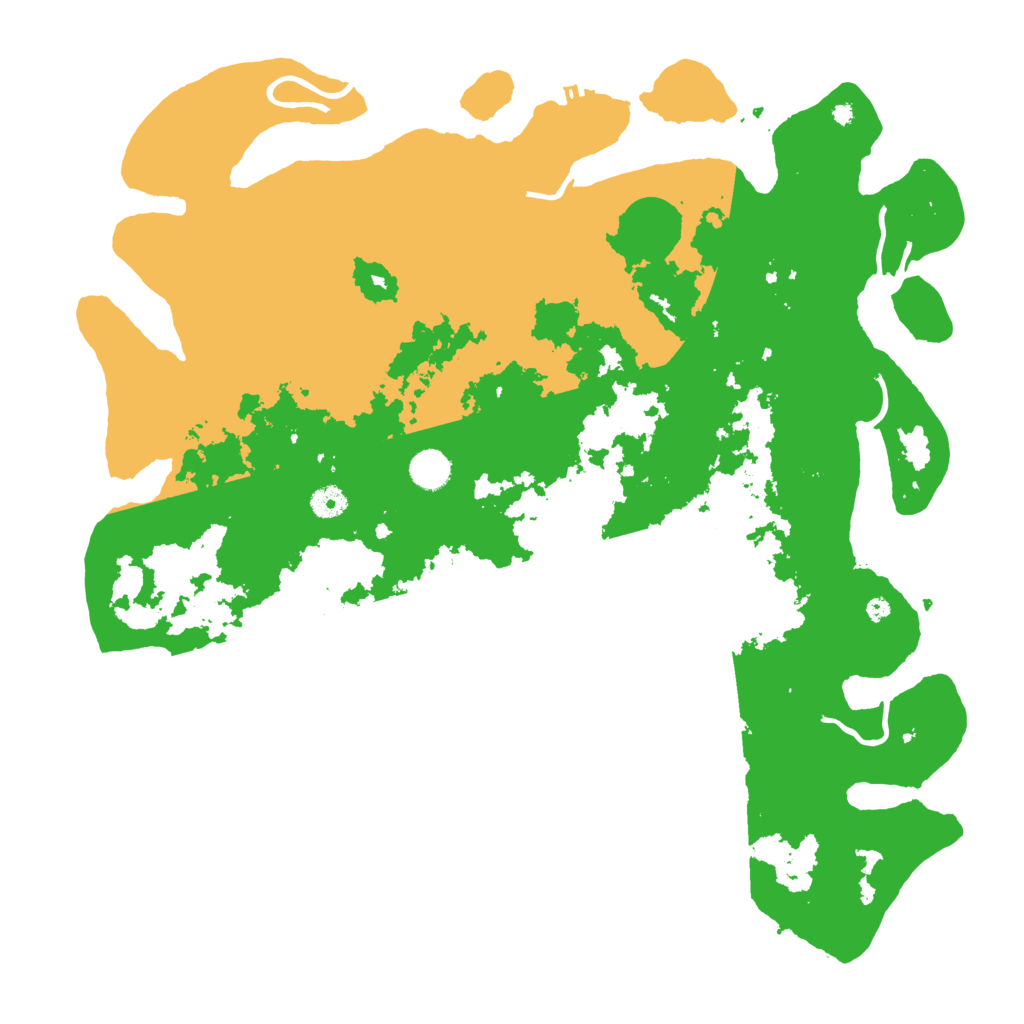 Biome Rust Map: Procedural Map, Size: 4500, Seed: 2143567809