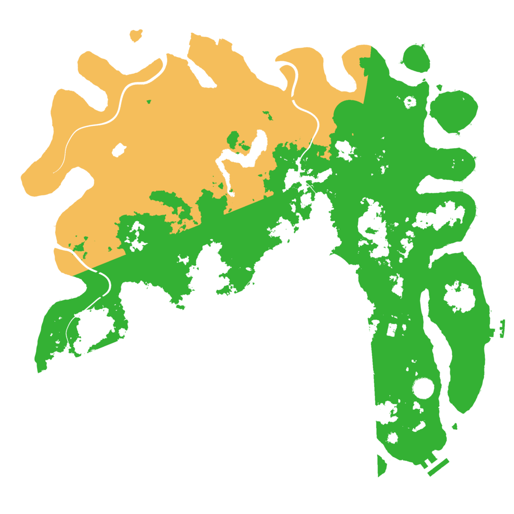 Biome Rust Map: Procedural Map, Size: 4252, Seed: 1860395159